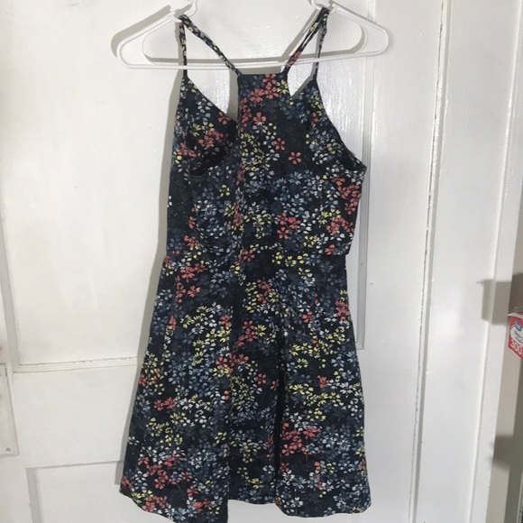 Banana Republic Spaghetti Strap Floral Print Dress - Picture 2 of 8